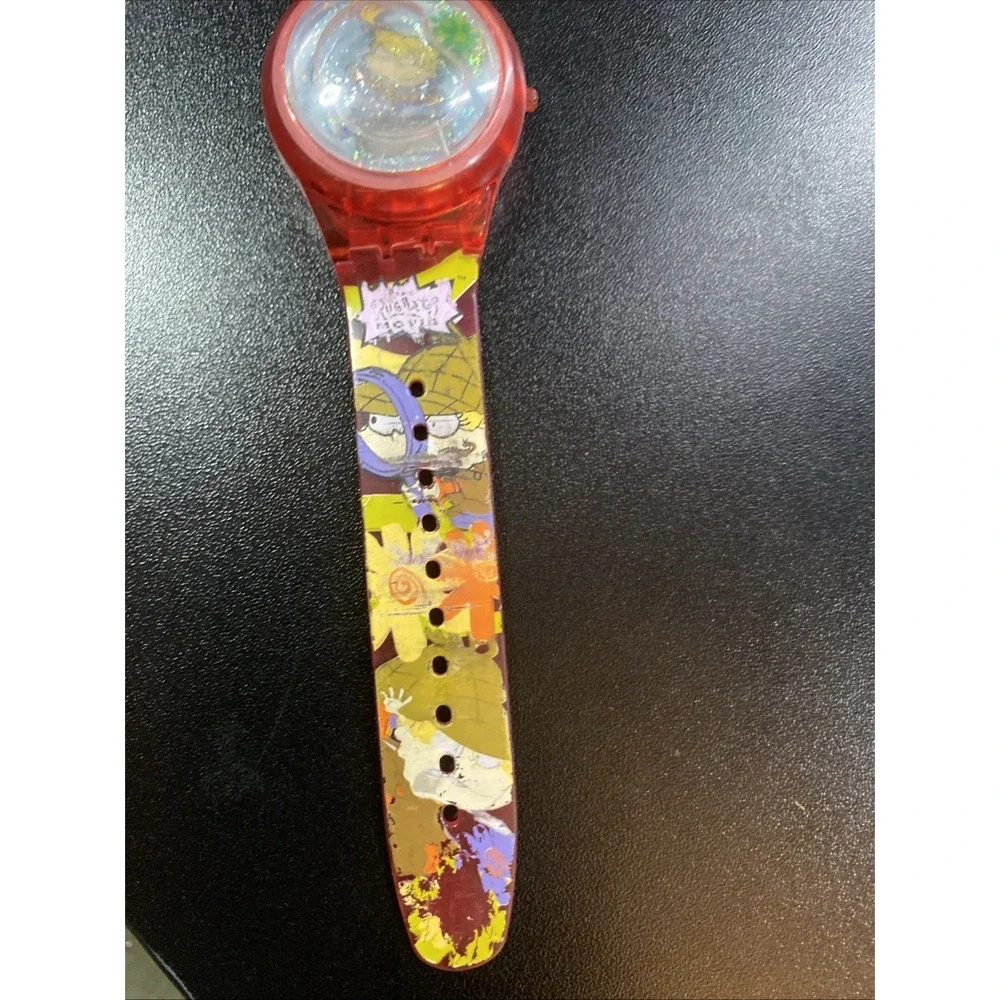 VINTAGE 1998 THE RUGRATS MOVIE FLOATING FLOWER ANGELICA WATCH